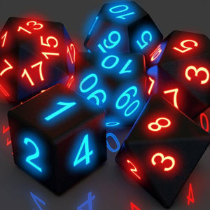 Tolles Brettspiel Glühende Würfel | 7 Stück