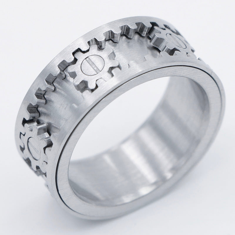 Exquisiter Zahnradförmiger Ring