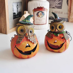 Halloween Kürbis Eule Ornament