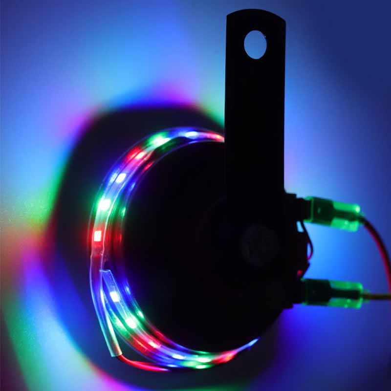 Pfeifenhorn Mit Farbigem LED-Licht Für Motorrad