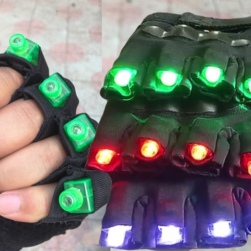 Farbrotierende Laserhandschuhe (Ein Paar)