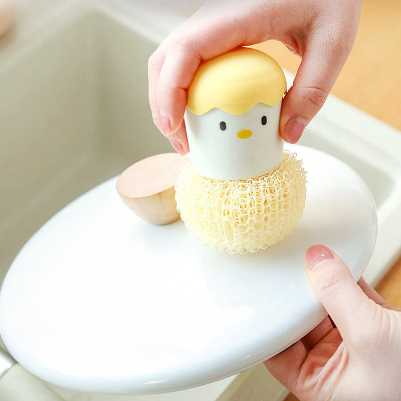Süße Eierschalen-Reinigungsbürste für Geschirr