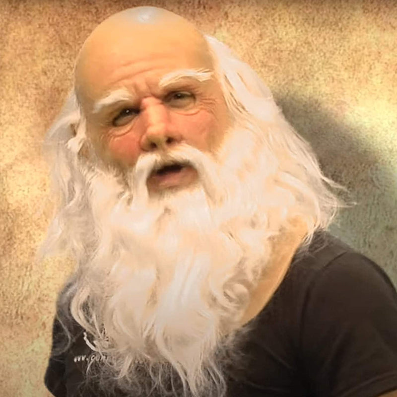 Weihnachten lustige alte Mann Maske