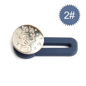 Jeans einziehbarer Knopf