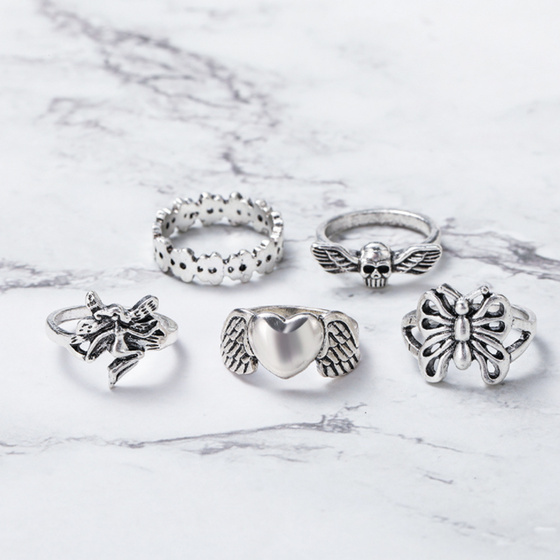 Versilberter Ring Für Damen