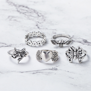 Versilberter Ring Für Damen