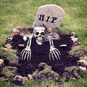 Garten Halloween Totenkopf Dekoration