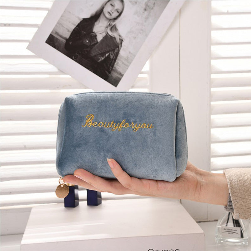 Kosmetiktasche Aus Flanell