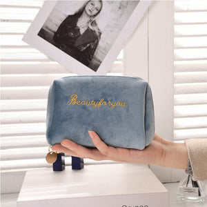 Kosmetiktasche Aus Flanell