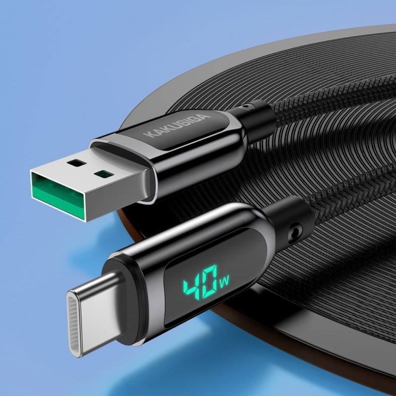 Schnellladedatenkabel mit digitaler Anzeige