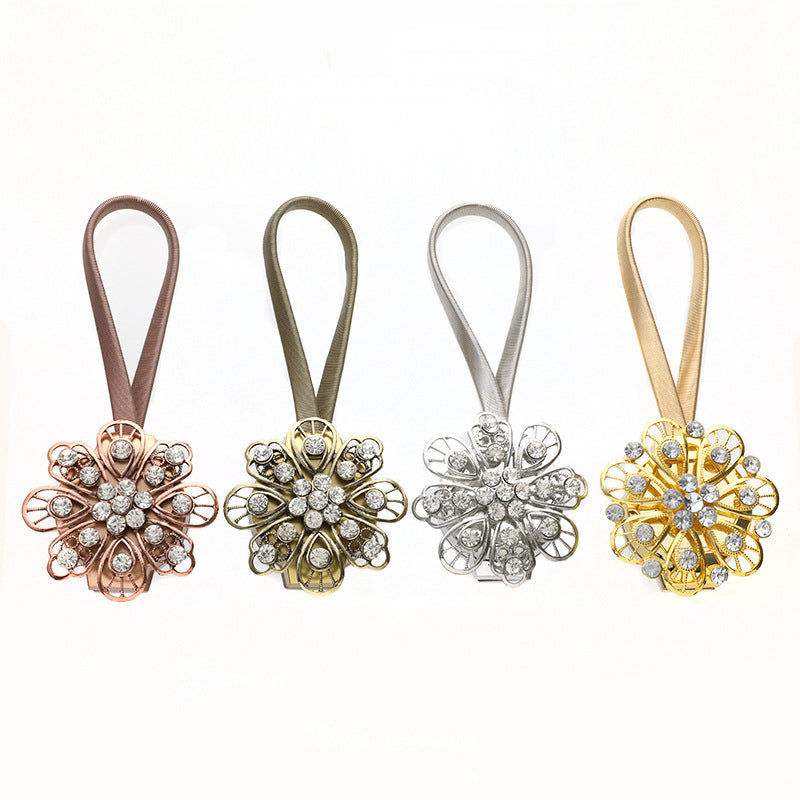 Magnetische Raffhalter mit Strass