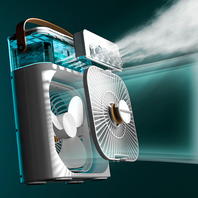 Tragbarer Klimaanlagenventilator + Luftbefeuchter