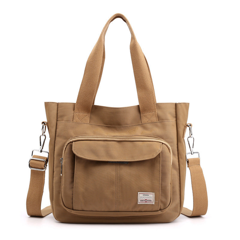 Schlichte lässige Handtasche aus Nylon