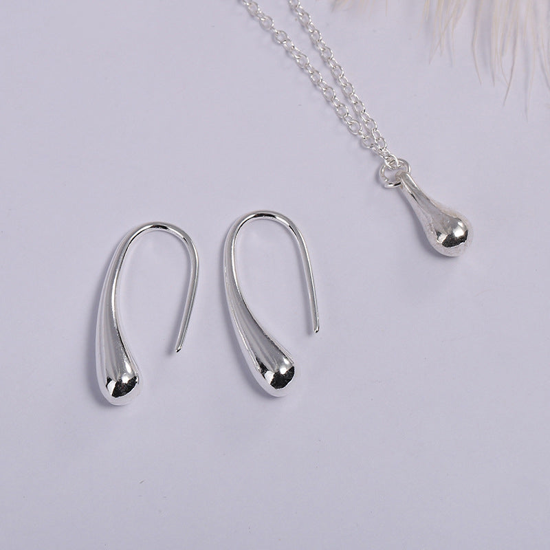 Wassertropfen Vierer Set Schmuck
