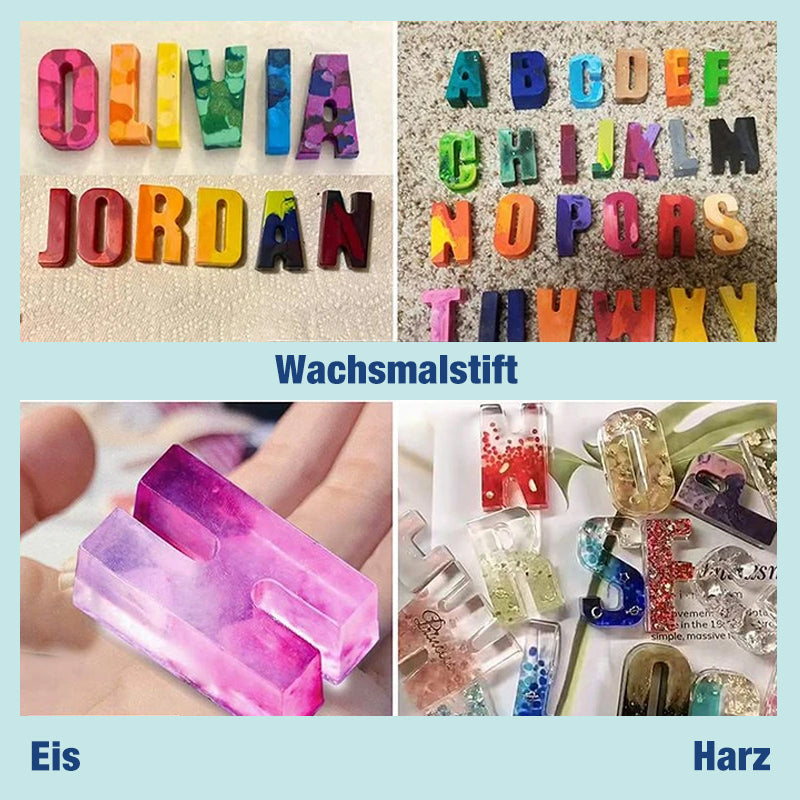 Silikon Buchstaben-Eisform