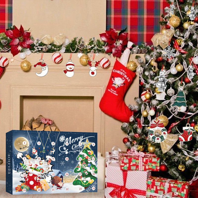 Weihnachten 24 Tage Countdown -- Anhänger Blind Box