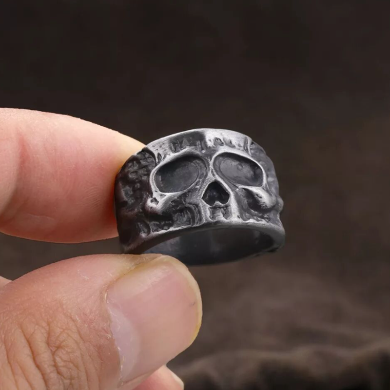 Totenkopf Geisterkopfring
