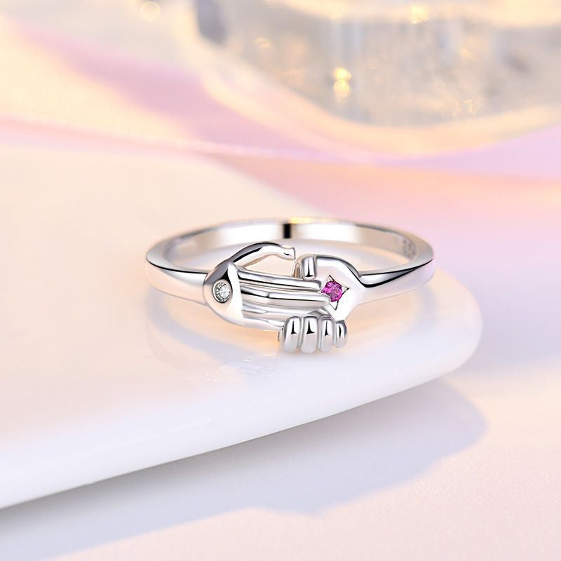 Liebe Umarmung Paar Ring