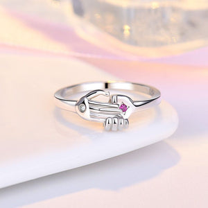 Liebe Umarmung Paar Ring