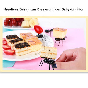 Fleißige bewegte Ameisen Fruchtgabel(12 Stück)