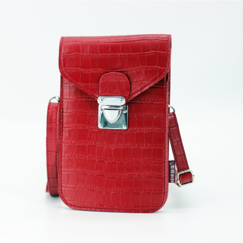 Handytasche Mit Krokodil Textur