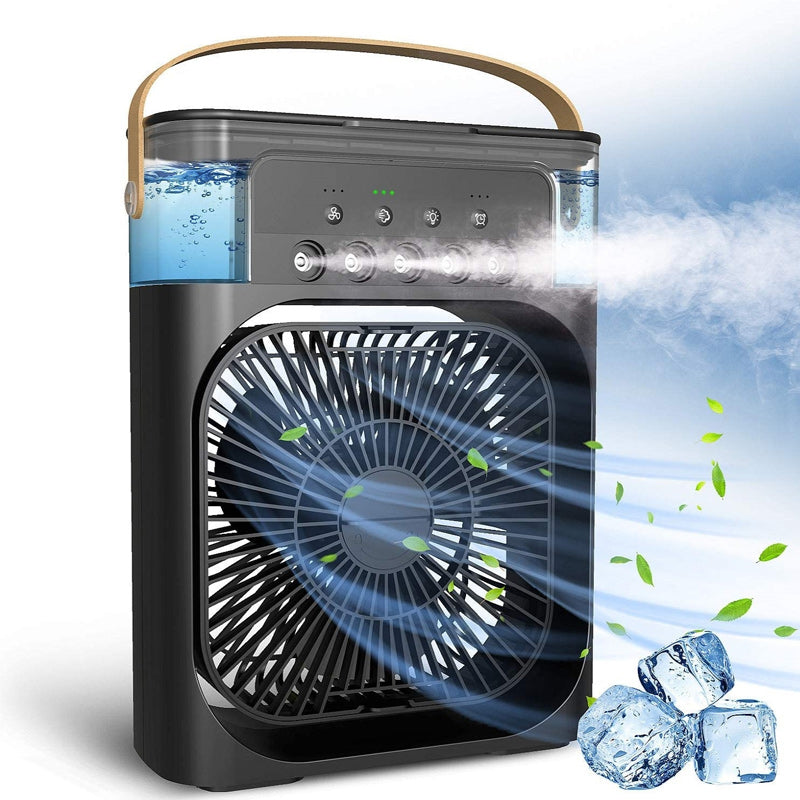 Tragbarer Klimaanlagenventilator + Luftbefeuchter