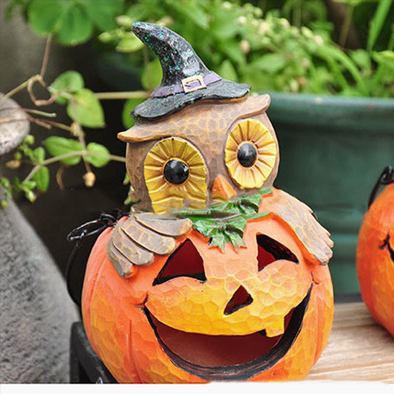 Halloween Kürbis Eule Ornament