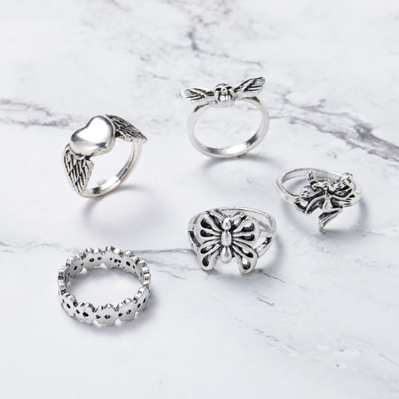 Versilberter Ring Für Damen