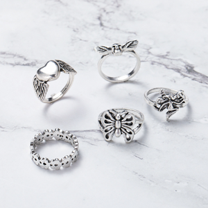 Versilberter Ring Für Damen