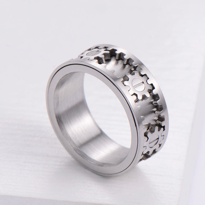 Exquisiter Zahnradförmiger Ring