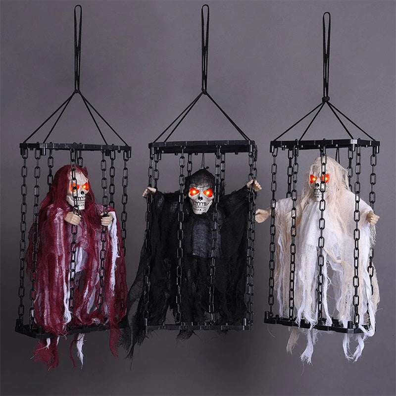 Halloween Käfig hängende Geist Dekoration