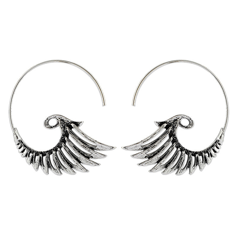 Damen Pfau Ohrringe