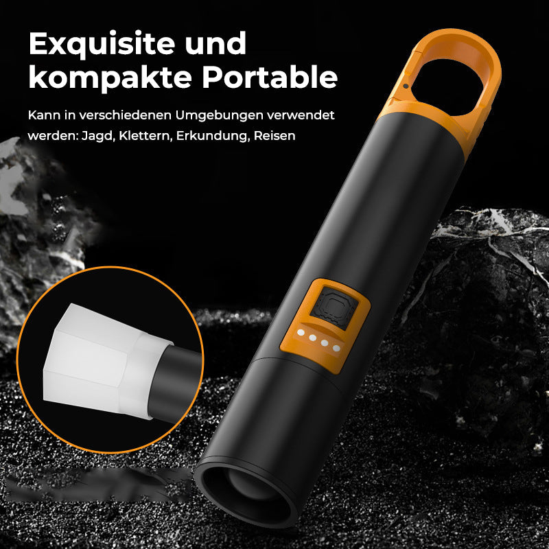 🔦Aluminium-Taschenlampe mit starkem Licht