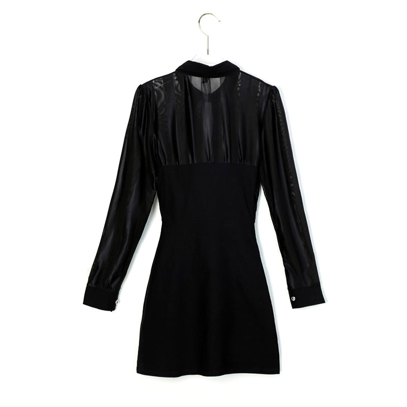 Damen Sommerkleid mit langen Ärmeln