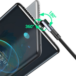 540 Grad drehbares 3 in 1 magnetisches Datenkabel