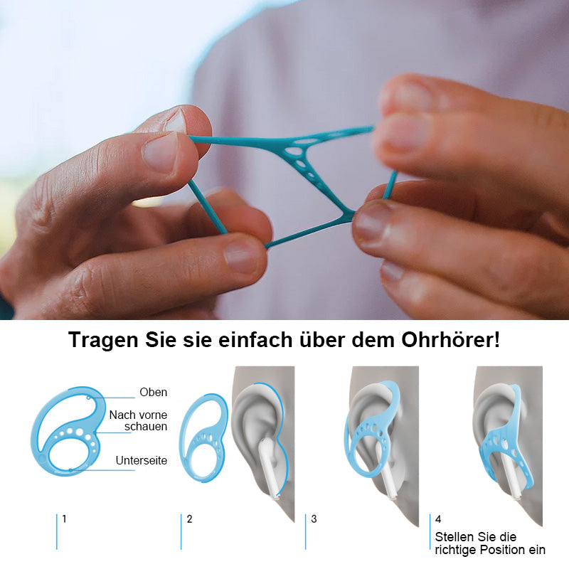 Silikon Anti-Drop-Halter für Bluetooth-Kopfhörer