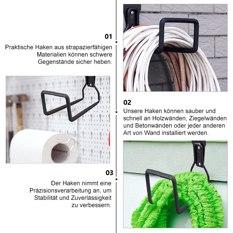 Wandmontierter Metallhaken