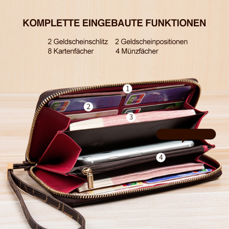 Damen modische Lange Brieftasche