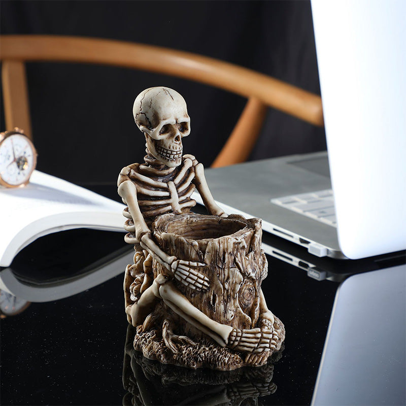 Halloween Kreativer Totenkopf Stifthalter