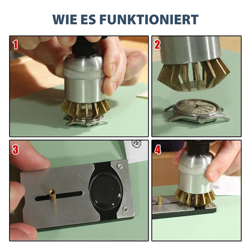 Perfekter professioneller Uhrglas Entferner