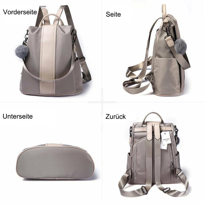 Wasserdichter diebstahlsicherer Nylon-Rucksack