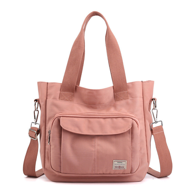 Schlichte lässige Handtasche aus Nylon
