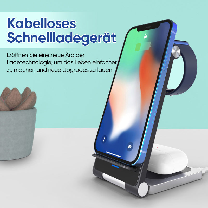 Drahtloses 3-in-1-Ladegerät