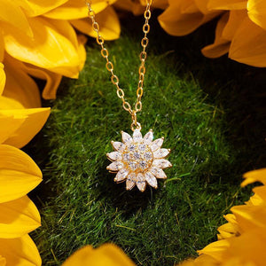 Drehbare Sonnenblumenkette