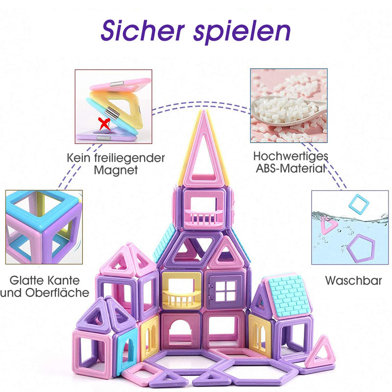 Makrone Farben Magnetbaustein Set