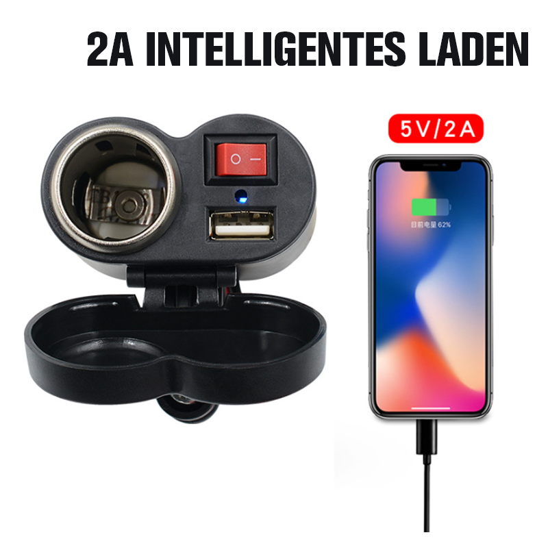 Multifunktionales Motorrad-Ladezubehör