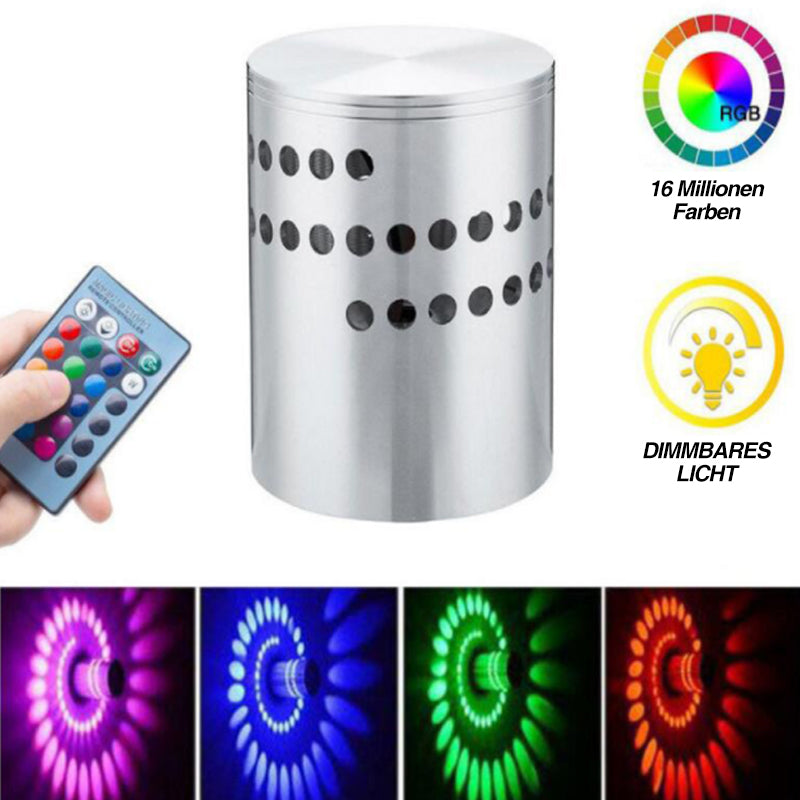 Kreative Kunstmodellierung LED Wandleuchte mit Fernbedienung