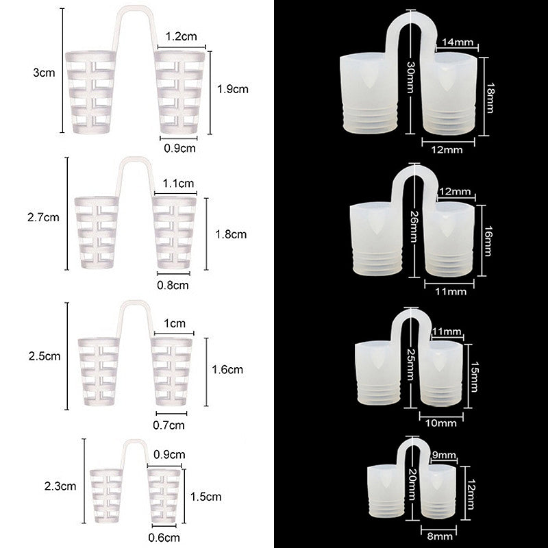 Mini Silikon Schnarchstopper, 8 Stk