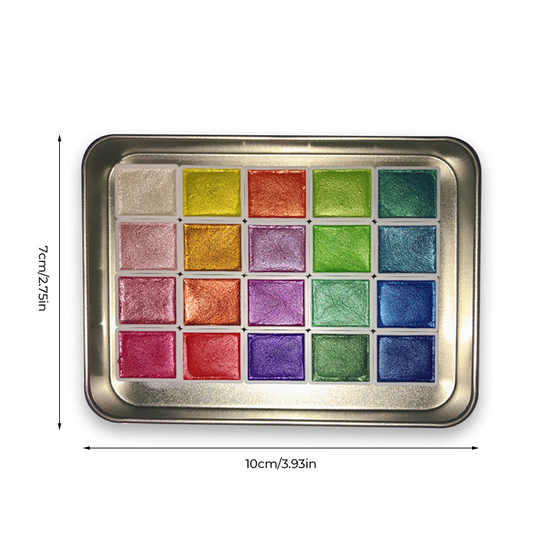 20 Farben Aquarellmalerei Set