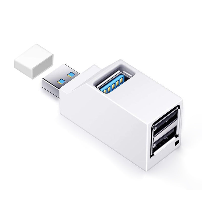 Winziger 3-Anschluss-USB-Hub